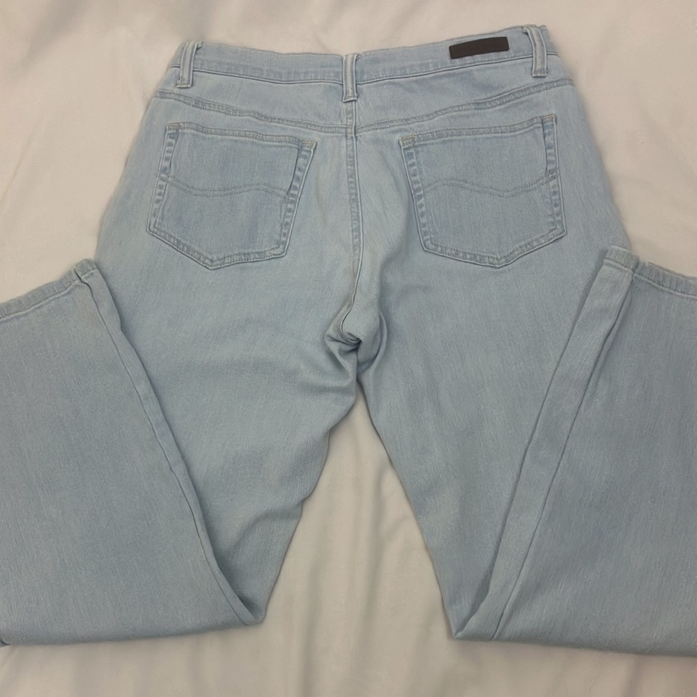 Lee Relaxed At The Waist Light Blue Women's Jeans size 8 Petite - Picture 5 of 10